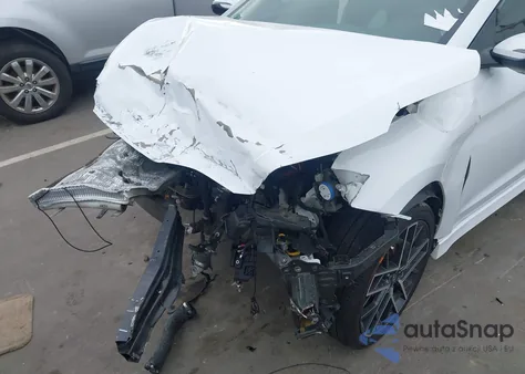 2019 Hyundai Elantra Sport из США, поврежденный, VIN KMHD04LB4KU840196